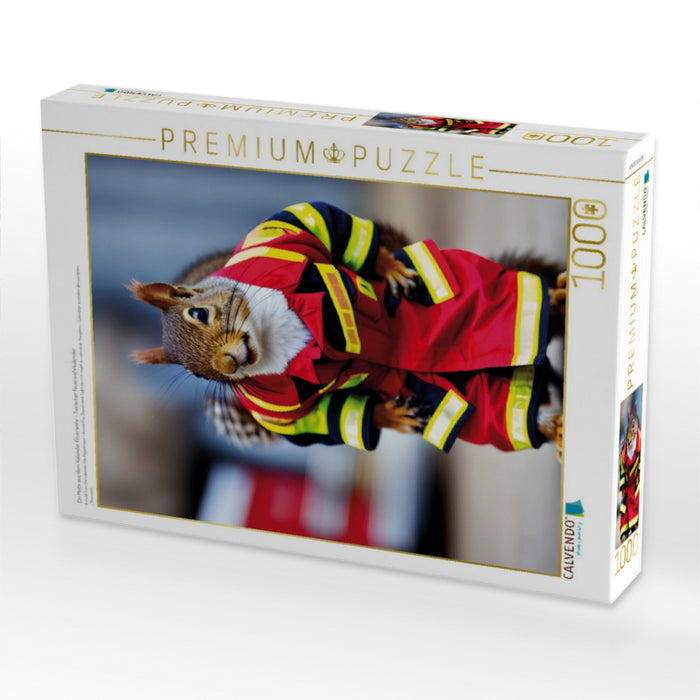 Ein Motiv aus dem Kalender Feuerwehr - Tierischer Feuerwehrkalender - CALVENDO Foto-Puzzle'