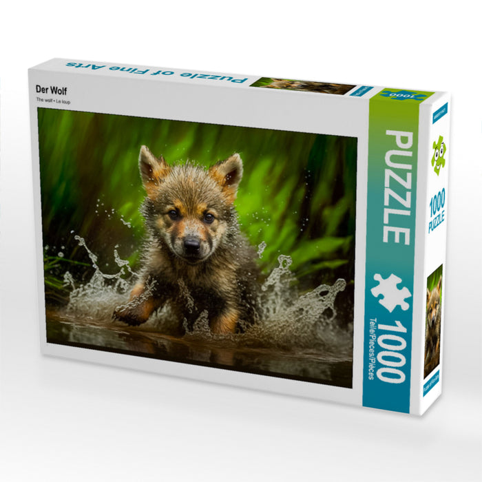 Der Wolf - CALVENDO Foto-Puzzle'