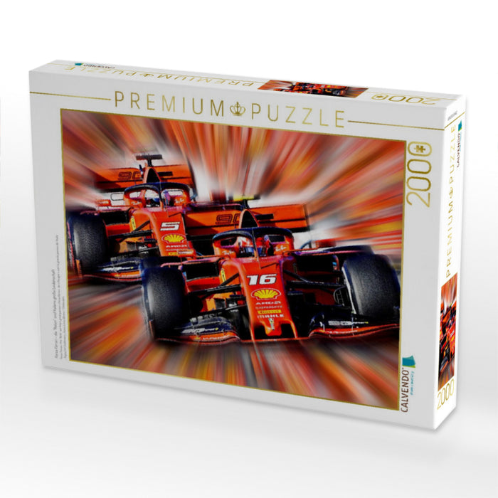 Forza Ferrari - die "Roten" sind Italiens große Leidenschaft - CALVENDO Foto-Puzzle'