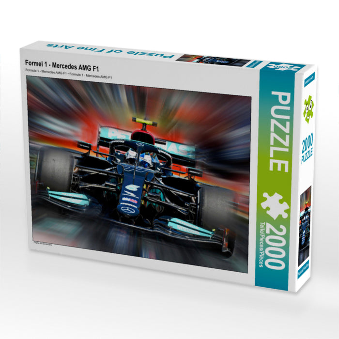 Formel 1 - Mercedes AMG F1 - CALVENDO Foto-Puzzle'