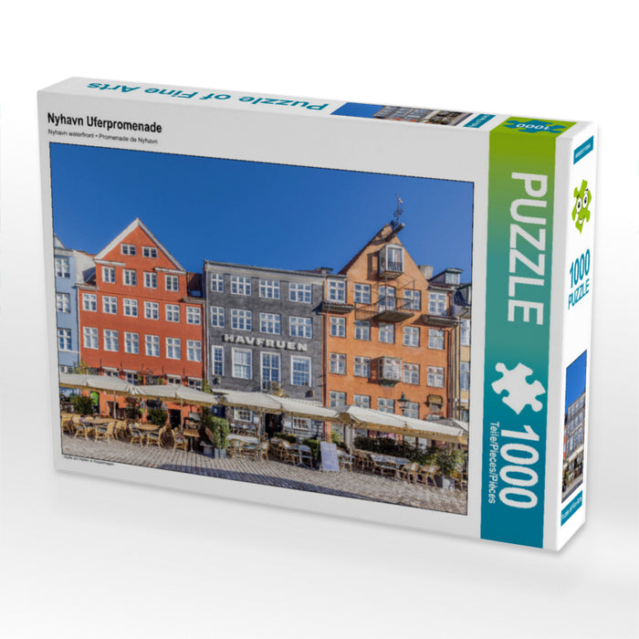 Nyhavn Uferpromenade - CALVENDO Foto-Puzzle'