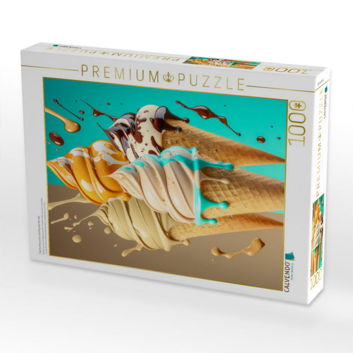 Vanille Karamel und Mandel Kombi - CALVENDO Foto-Puzzle'