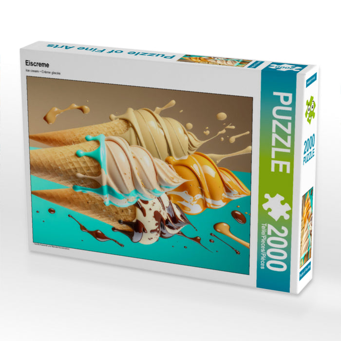 Association caramel vanille et amande - Puzzle photo CALVENDO' 