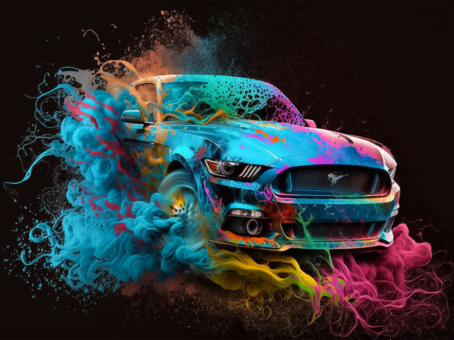 Ford Mustang GT - CALVENDO Foto-Puzzle'