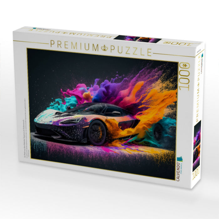 Ein Motiv aus dem Kalender Supercars im Farbenrausch - CALVENDO Foto-Puzzle'
