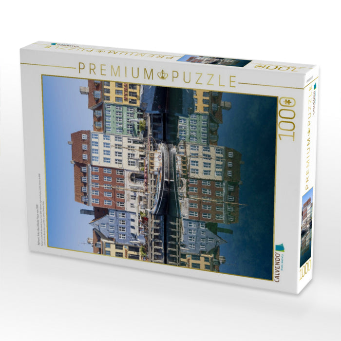 Nyhavn, links das älteste Haus von 1681 - CALVENDO Foto-Puzzle'