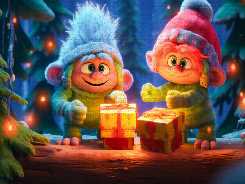 ... der Weihnachtsmann war da - CALVENDO Foto-Puzzle'
