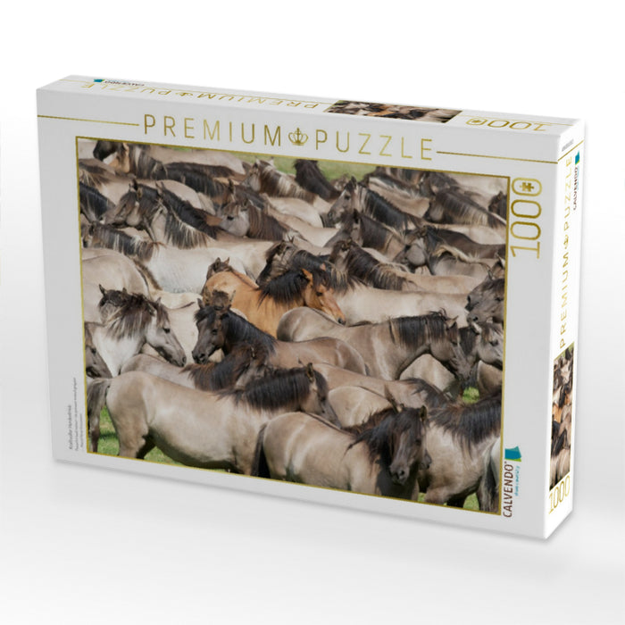 Kraftvoller Herdentrieb - CALVENDO Foto-Puzzle'