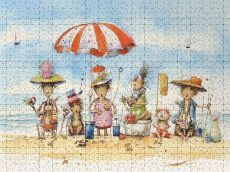 Strandfreuden - CALVENDO Foto-Puzzle'