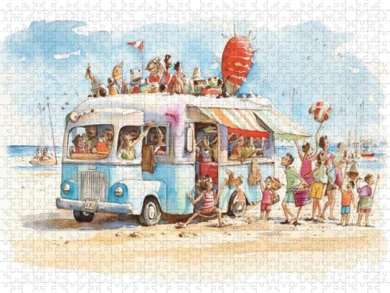Strandfreuden - CALVENDO Foto-Puzzle'