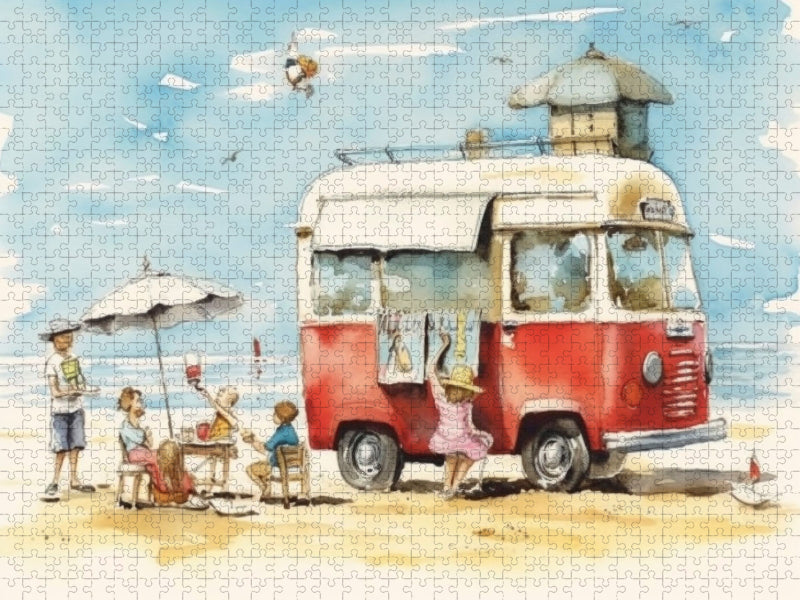 Strandfreuden - CALVENDO Foto-Puzzle'