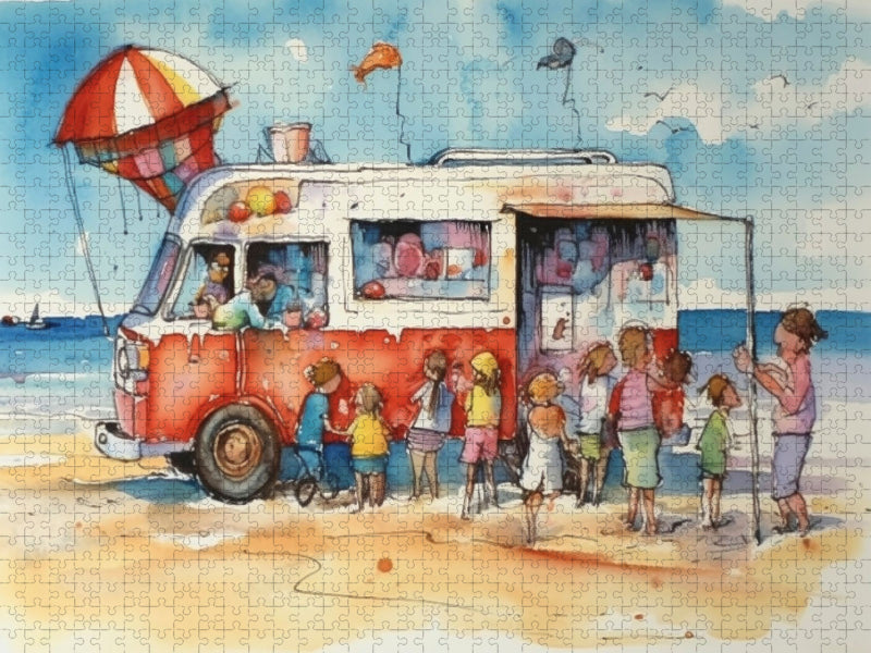 Strandfreuden - CALVENDO Foto-Puzzle'