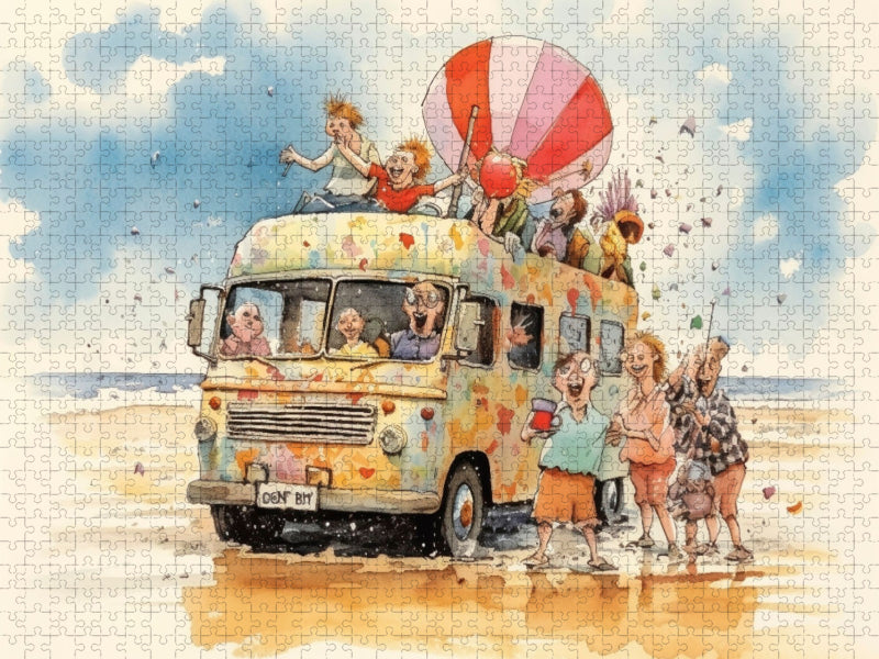 Strandfreuden - CALVENDO Foto-Puzzle'