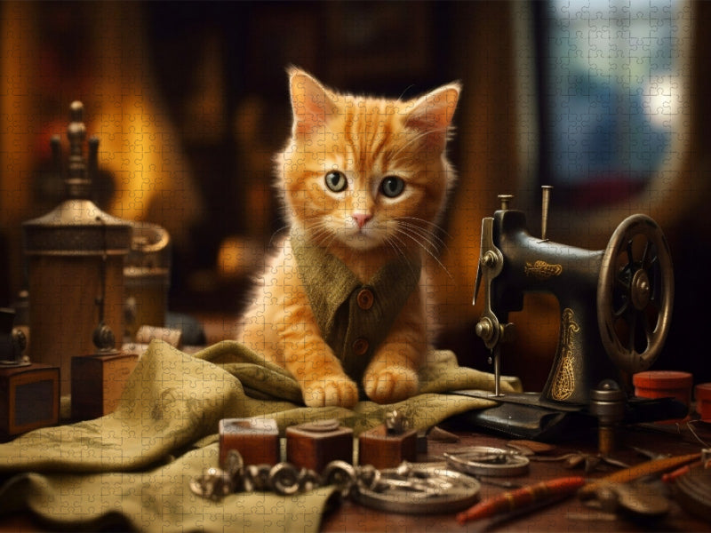 Ein Motiv aus dem Kalender Märchenhafte Helden - Eine Reise in die magische Welt unserer Samtpfoten - CALVENDO Foto-Puzzle'
