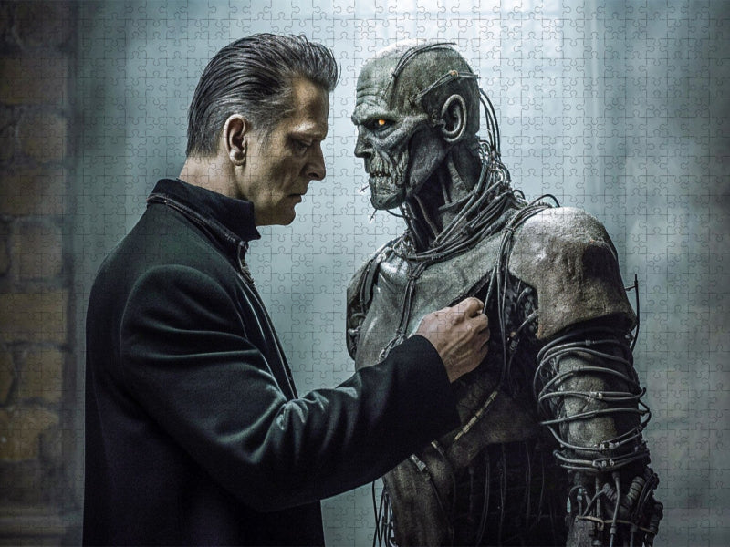 Frankensteins Monster von Mary Shelly - CALVENDO Foto-Puzzle'