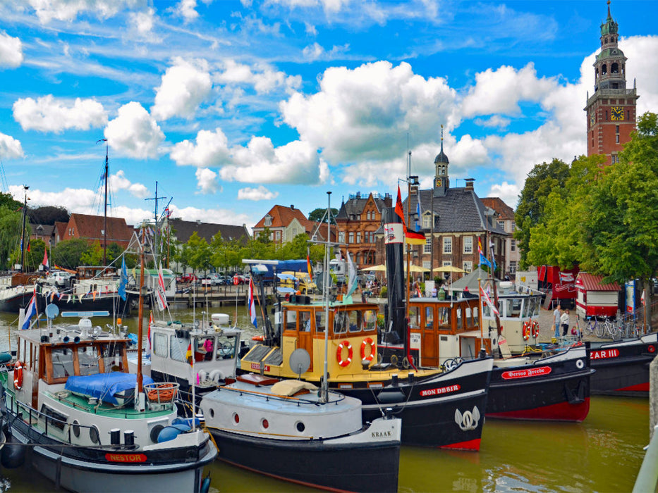 Museumshafen Leer - CALVENDO Foto-Puzzle'