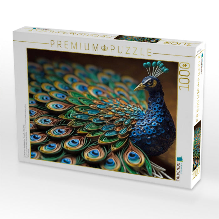Ein Motiv aus dem Kalender Tierwelt mit Quilling - CALVENDO Foto-Puzzle'