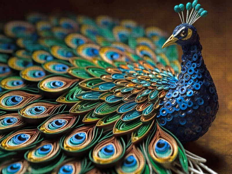 Ein Motiv aus dem Kalender Tierwelt mit Quilling - CALVENDO Foto-Puzzle'