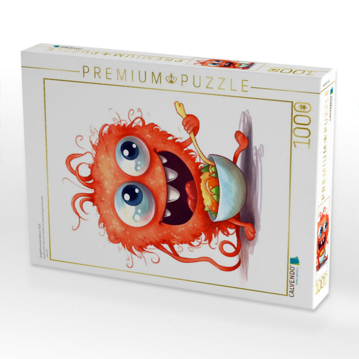 Spagettimonster bittet zu Tisch - CALVENDO Foto-Puzzle'
