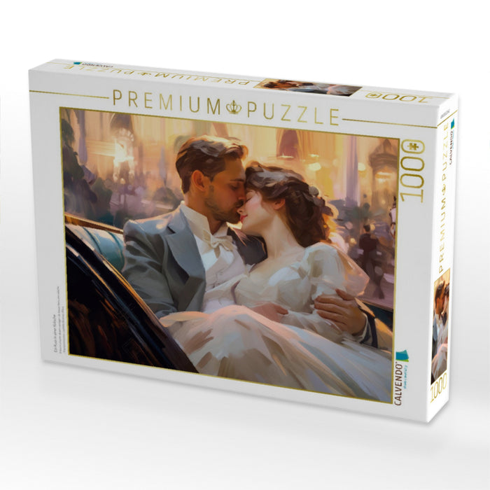 Ein Kuss in einer Kutsche - CALVENDO Foto-Puzzle'
