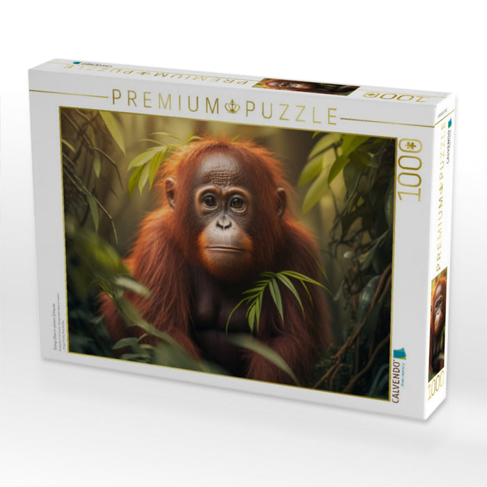 Orang-Utan in seinem Zuhause - CALVENDO Foto-Puzzle'