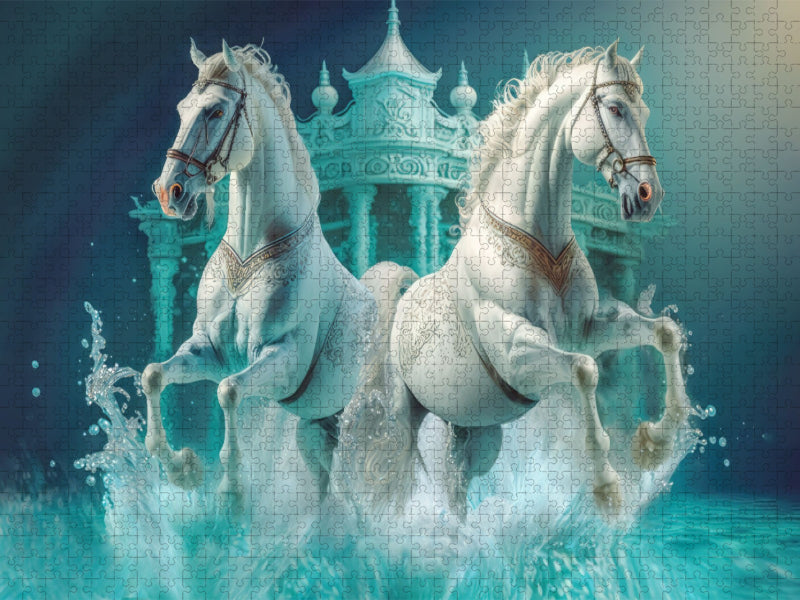 Elegante Pferde - CALVENDO Foto-Puzzle'