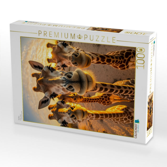 Giraffen - CALVENDO Foto-Puzzle'