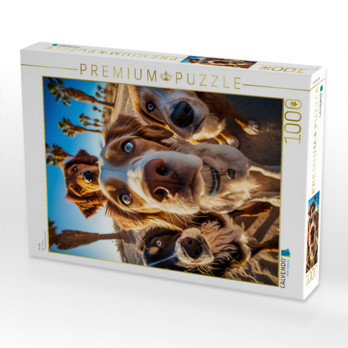 Hunde - CALVENDO Foto-Puzzle'