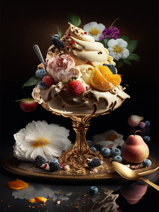 Vanille-Eisberg - CALVENDO Foto-Puzzle'