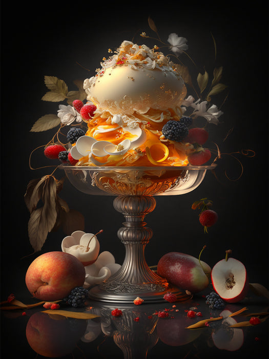 Orangen-Frost - CALVENDO Foto-Puzzle'