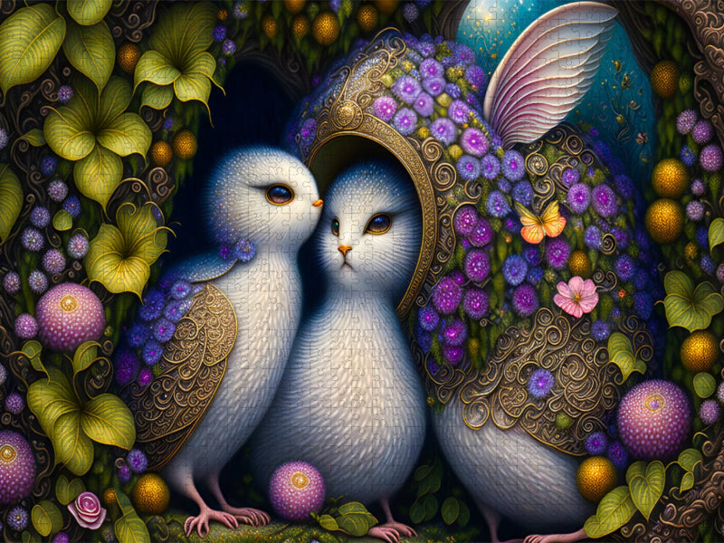 Vogeltraum - CALVENDO Foto-Puzzle'