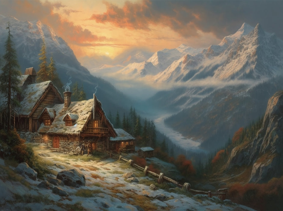 Blick ins Tal - CALVENDO Foto-Puzzle'