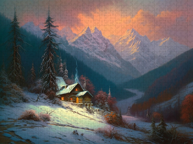 An der Lichtung - CALVENDO Foto-Puzzle'