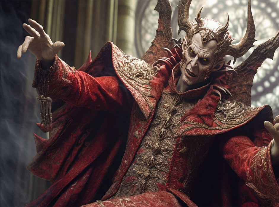 Mephistopheles von Johann Wolfgang von Goethe - CALVENDO Foto-Puzzle'