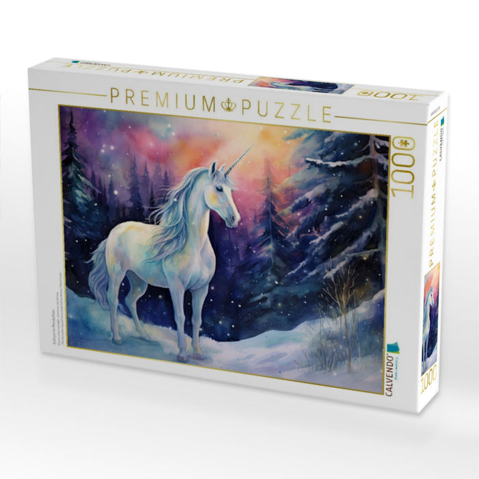 Einhorn im Mondschein - CALVENDO Foto-Puzzle'