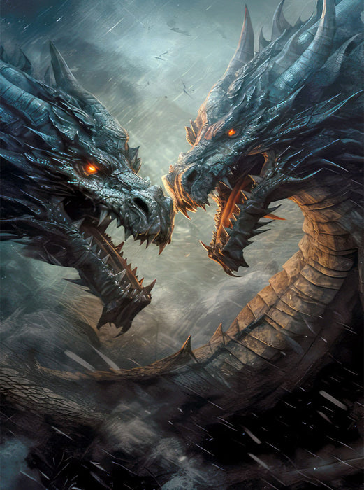 Mittelalter mit Drachen, Rittern und Burgen - CALVENDO Foto-Puzzle'