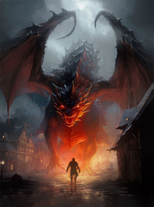 Das Mittelalter mit Drachen, Rittern und Burgen - CALVENDO Foto-Puzzle'