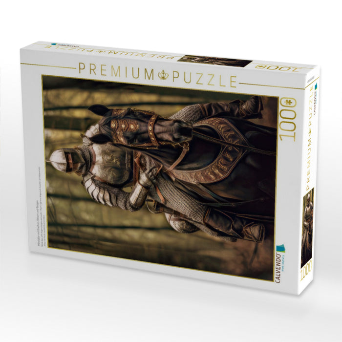 Mittelalter mit Drachen, Rittern und Burgen - CALVENDO Foto-Puzzle'