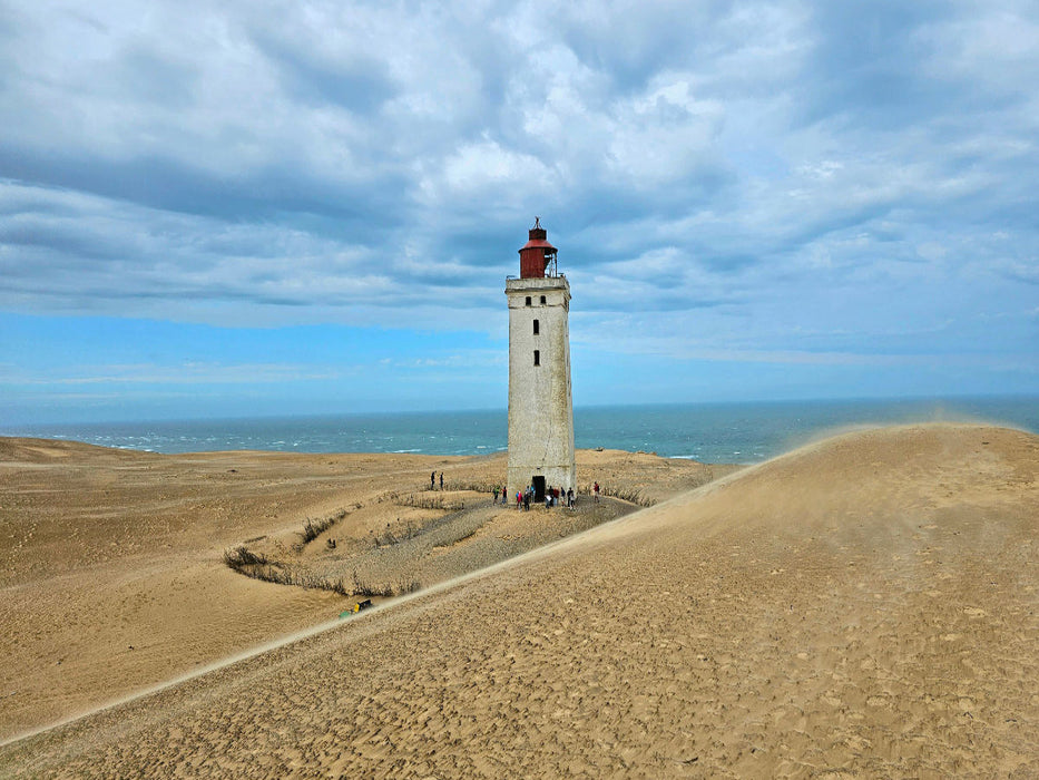 Leuchtturm in Lønstrup - CALVENDO Foto-Puzzle'