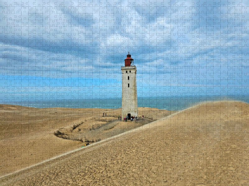 Leuchtturm in Lønstrup - CALVENDO Foto-Puzzle'