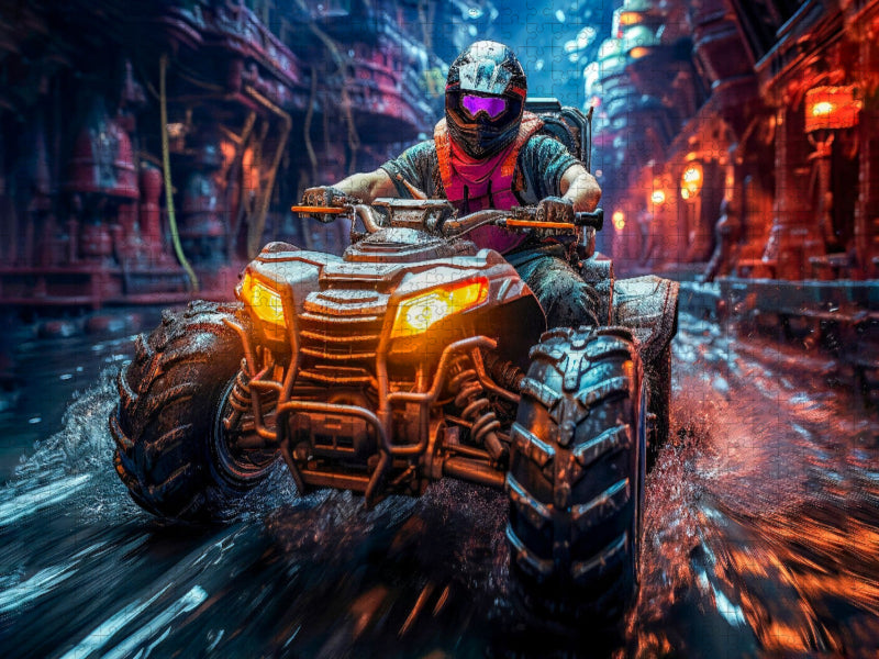 Quad - wenn Illusionen wahr werden - CALVENDO Foto-Puzzle'