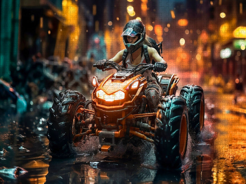 Quad - grandioser Fahrspaß - CALVENDO Foto-Puzzle'