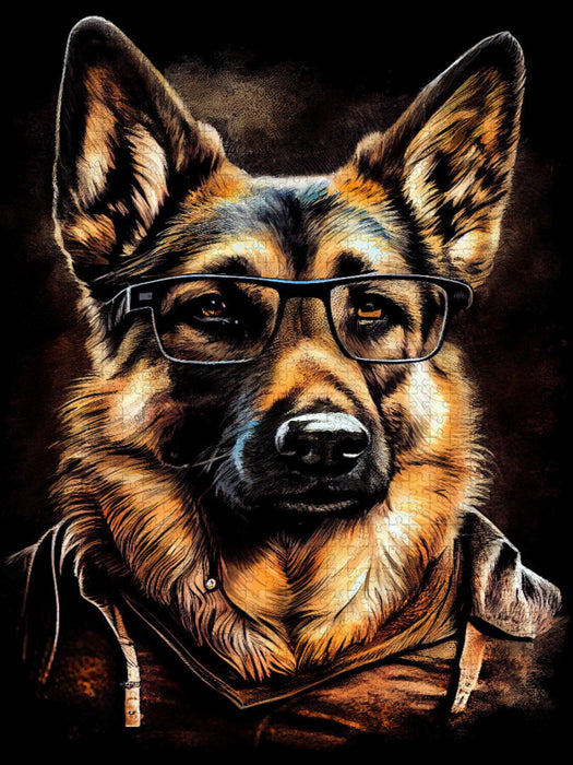 Hund Rocky - CALVENDO Foto-Puzzle'
