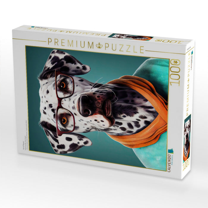 Hund Pepper - CALVENDO Foto-Puzzle'
