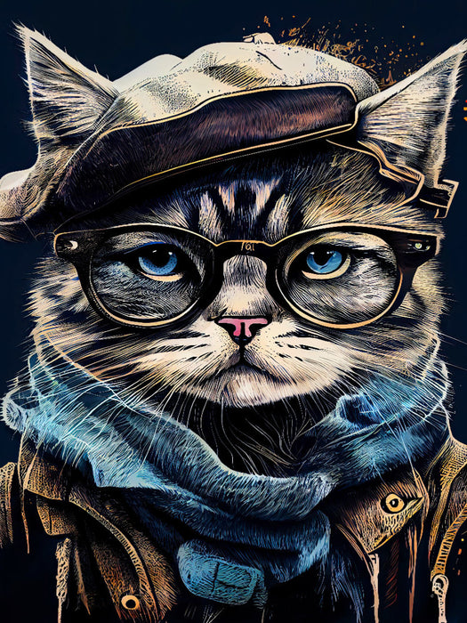 Katze Marlowe - CALVENDO Foto-Puzzle'