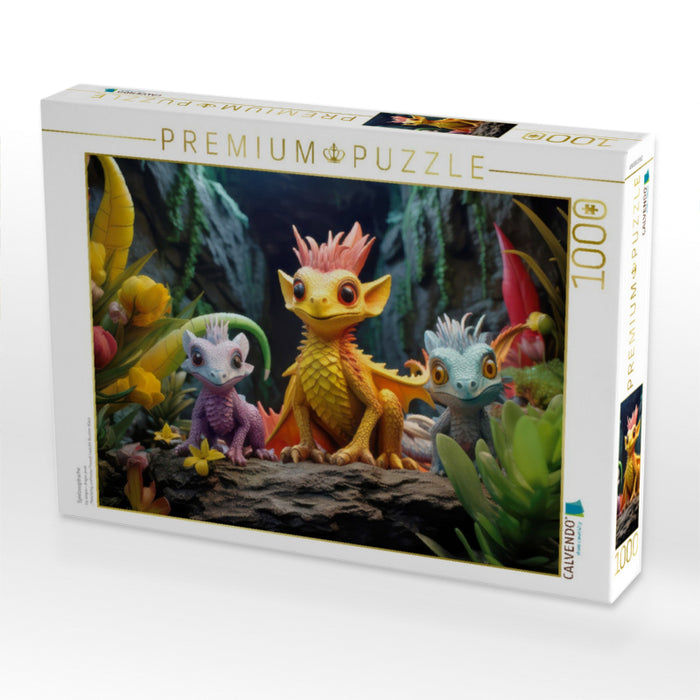 Spielzeugdrache - CALVENDO Foto-Puzzle'