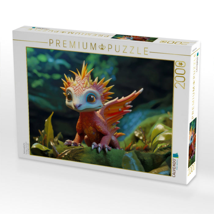 Spielzeugdrache - CALVENDO Foto-Puzzle'