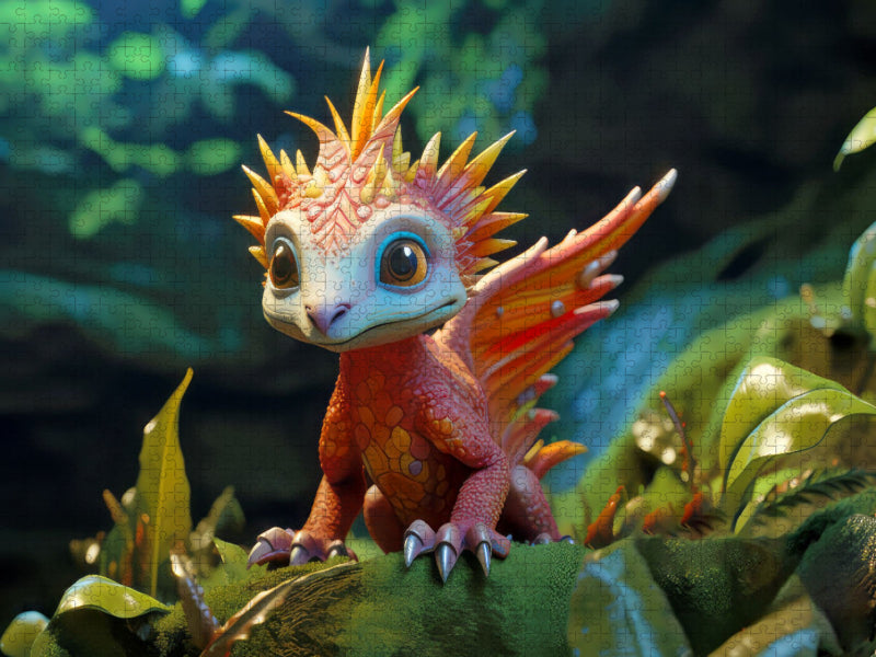 Spielzeugdrache - CALVENDO Foto-Puzzle'