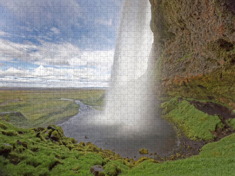 Seljalandsfoss - CALVENDO Foto-Puzzle'