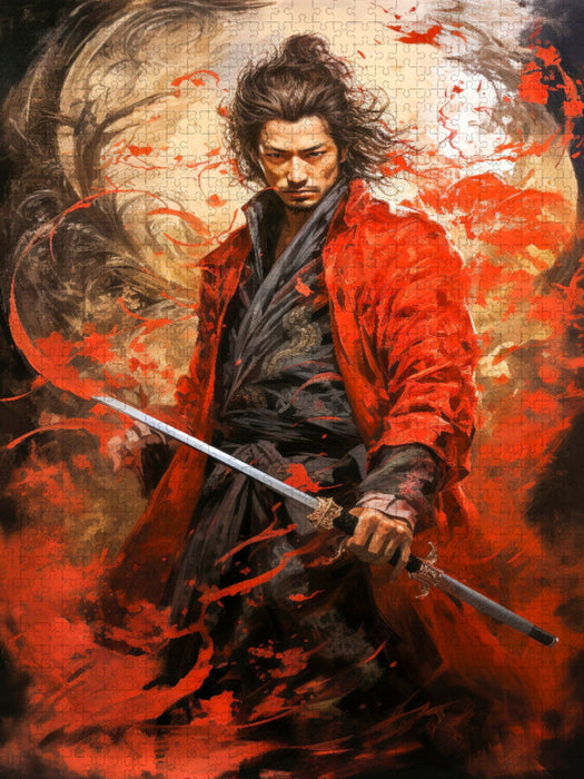 Der wagemutige Samurai - CALVENDO Foto-Puzzle'